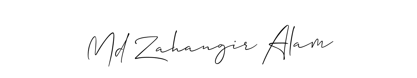 Also You can easily find your signature by using the search form. We will create Md Zahangir Alam name handwritten signature images for you free of cost using Allison_Script sign style. Md Zahangir Alam signature style 2 images and pictures png