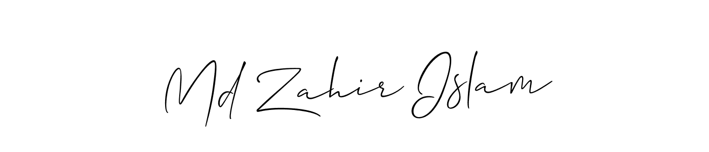 Best and Professional Signature Style for Md Zahir Islam. Allison_Script Best Signature Style Collection. Md Zahir Islam signature style 2 images and pictures png