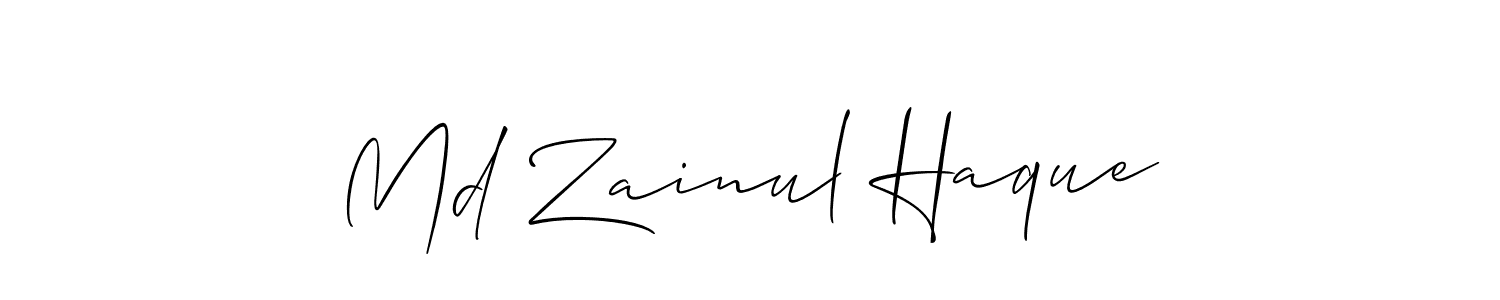 You should practise on your own different ways (Allison_Script) to write your name (Md Zainul Haque) in signature. don't let someone else do it for you. Md Zainul Haque signature style 2 images and pictures png