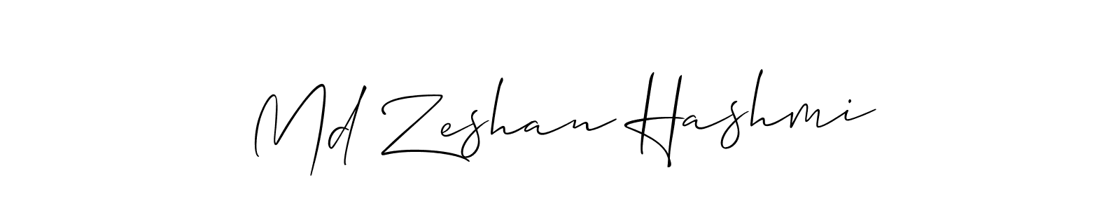 Similarly Allison_Script is the best handwritten signature design. Signature creator online .You can use it as an online autograph creator for name Md Zeshan Hashmi. Md Zeshan Hashmi signature style 2 images and pictures png