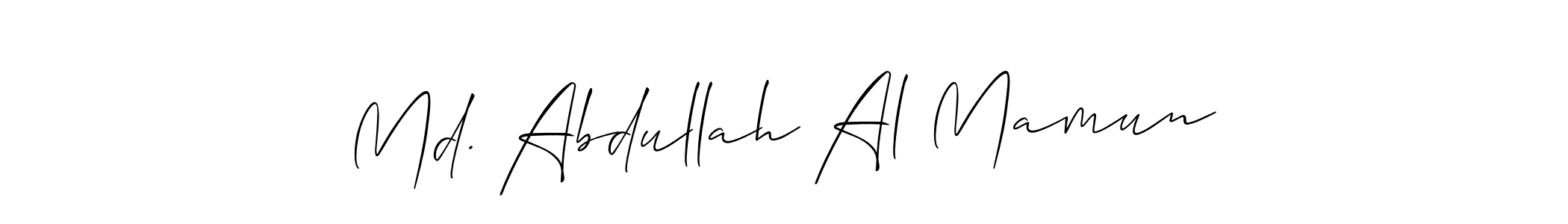 if you are searching for the best signature style for your name Md. Abdullah Al Mamun. so please give up your signature search. here we have designed multiple signature styles  using Allison_Script. Md. Abdullah Al Mamun signature style 2 images and pictures png