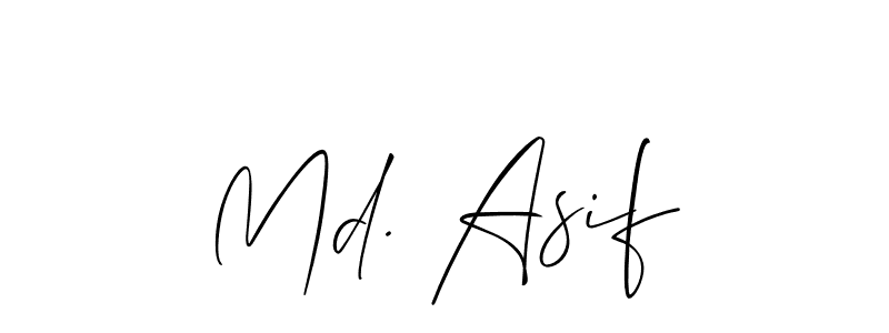 Make a beautiful signature design for name Md. Asif. Use this online signature maker to create a handwritten signature for free. Md. Asif signature style 2 images and pictures png