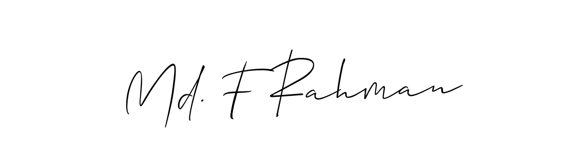 Once you've used our free online signature maker to create your best signature Allison_Script style, it's time to enjoy all of the benefits that Md. F Rahman name signing documents. Md. F Rahman signature style 2 images and pictures png