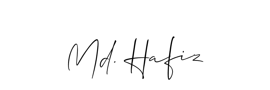 You should practise on your own different ways (Allison_Script) to write your name (Md. Hafiz) in signature. don't let someone else do it for you. Md. Hafiz signature style 2 images and pictures png