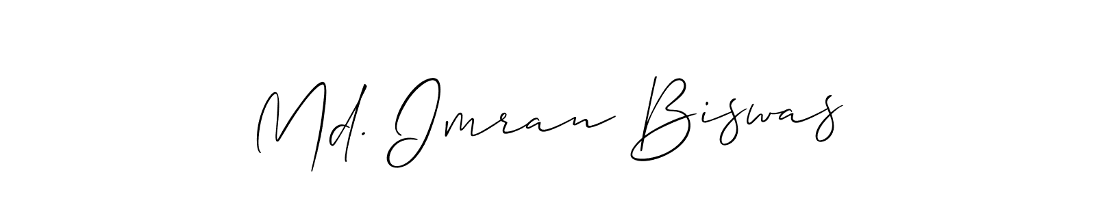 You should practise on your own different ways (Allison_Script) to write your name (Md. Imran Biswas) in signature. don't let someone else do it for you. Md. Imran Biswas signature style 2 images and pictures png