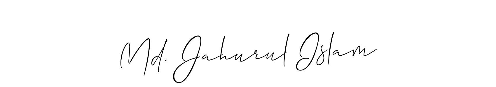 This is the best signature style for the Md. Jahurul Islam name. Also you like these signature font (Allison_Script). Mix name signature. Md. Jahurul Islam signature style 2 images and pictures png