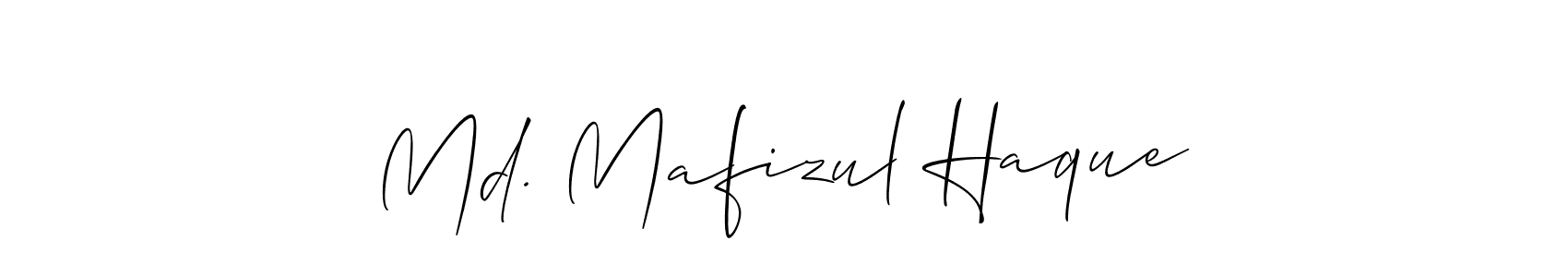 It looks lik you need a new signature style for name Md. Mafizul Haque. Design unique handwritten (Allison_Script) signature with our free signature maker in just a few clicks. Md. Mafizul Haque signature style 2 images and pictures png