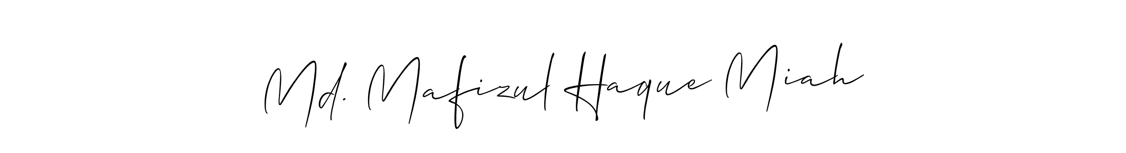 Make a short Md. Mafizul Haque Miah signature style. Manage your documents anywhere anytime using Allison_Script. Create and add eSignatures, submit forms, share and send files easily. Md. Mafizul Haque Miah signature style 2 images and pictures png