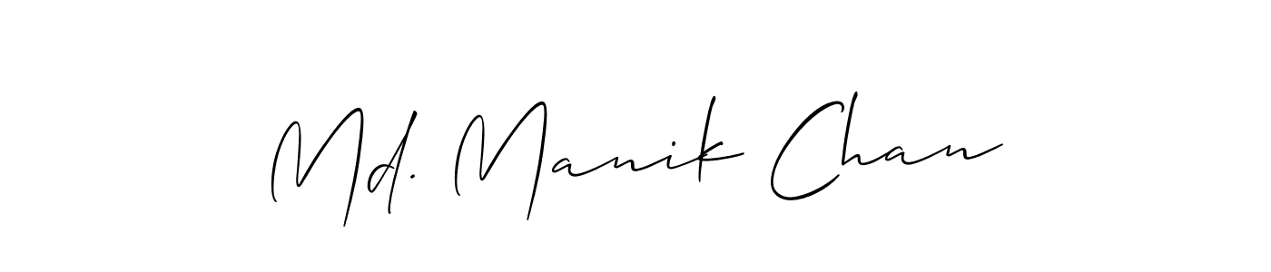 Check out images of Autograph of Md. Manik Chan name. Actor Md. Manik Chan Signature Style. Allison_Script is a professional sign style online. Md. Manik Chan signature style 2 images and pictures png