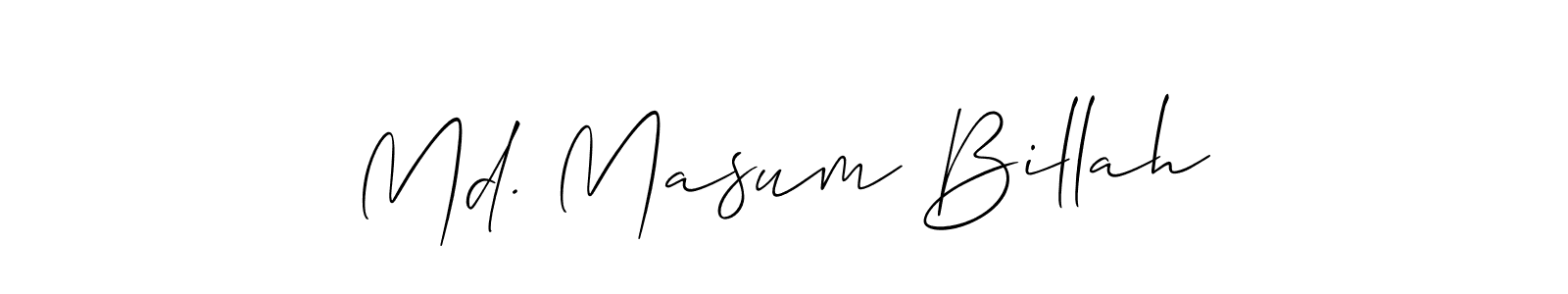 Here are the top 10 professional signature styles for the name Md. Masum Billah. These are the best autograph styles you can use for your name. Md. Masum Billah signature style 2 images and pictures png