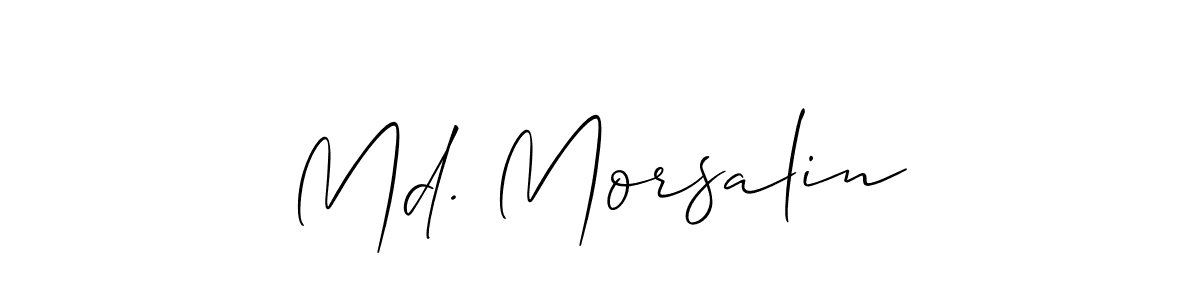 Similarly Allison_Script is the best handwritten signature design. Signature creator online .You can use it as an online autograph creator for name Md. Morsalin. Md. Morsalin signature style 2 images and pictures png