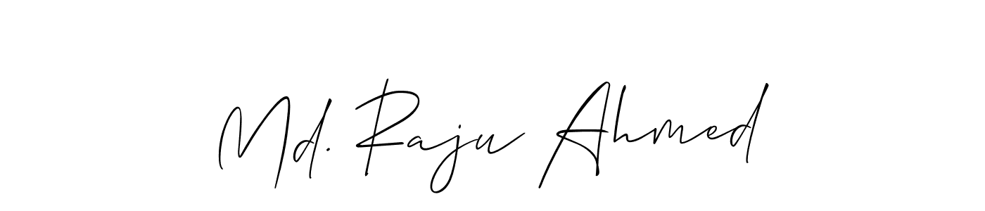 if you are searching for the best signature style for your name Md. Raju Ahmed. so please give up your signature search. here we have designed multiple signature styles  using Allison_Script. Md. Raju Ahmed signature style 2 images and pictures png