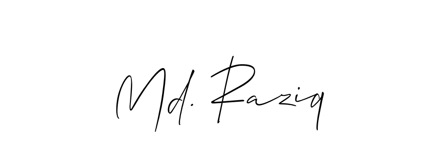 Once you've used our free online signature maker to create your best signature Allison_Script style, it's time to enjoy all of the benefits that Md. Raziq name signing documents. Md. Raziq signature style 2 images and pictures png