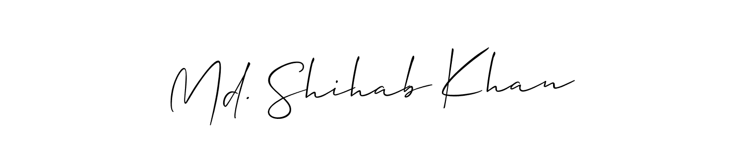 See photos of Md. Shihab Khan official signature by Spectra . Check more albums & portfolios. Read reviews & check more about Allison_Script font. Md. Shihab Khan signature style 2 images and pictures png