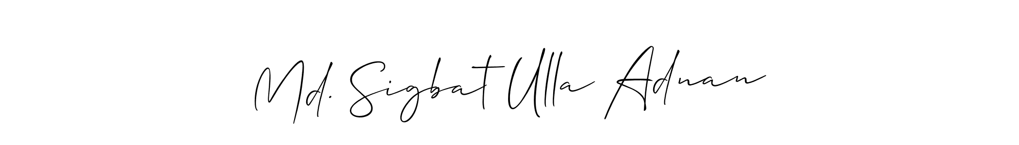 See photos of Md. Sigbat Ulla Adnan official signature by Spectra . Check more albums & portfolios. Read reviews & check more about Allison_Script font. Md. Sigbat Ulla Adnan signature style 2 images and pictures png
