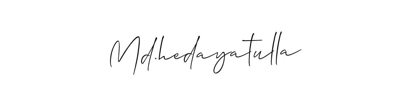 You can use this online signature creator to create a handwritten signature for the name Md.hedayatulla. This is the best online autograph maker. Md.hedayatulla signature style 2 images and pictures png