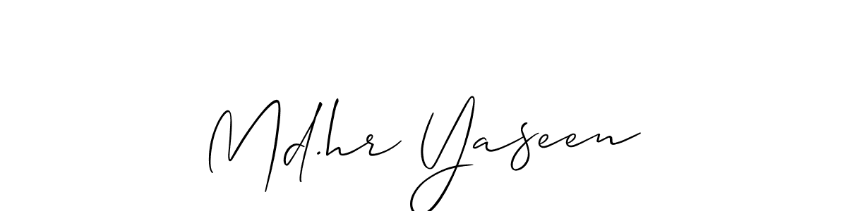 This is the best signature style for the Md.hr Yaseen name. Also you like these signature font (Allison_Script). Mix name signature. Md.hr Yaseen signature style 2 images and pictures png