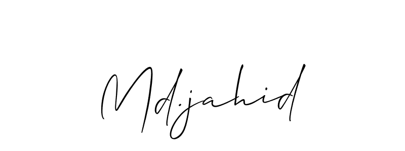 Check out images of Autograph of Md.jahid name. Actor Md.jahid Signature Style. Allison_Script is a professional sign style online. Md.jahid signature style 2 images and pictures png
