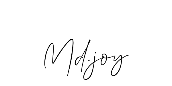 You should practise on your own different ways (Allison_Script) to write your name (Md.joy) in signature. don't let someone else do it for you. Md.joy signature style 2 images and pictures png