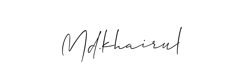 Once you've used our free online signature maker to create your best signature Allison_Script style, it's time to enjoy all of the benefits that Md.khairul name signing documents. Md.khairul signature style 2 images and pictures png