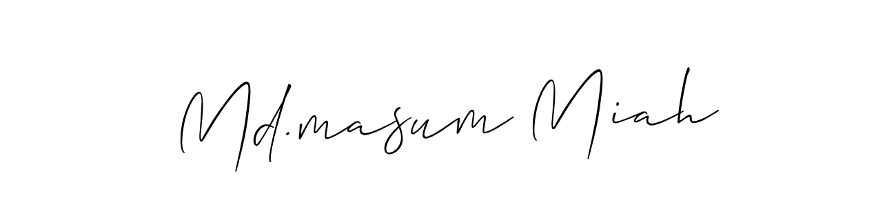 See photos of Md.masum Miah official signature by Spectra . Check more albums & portfolios. Read reviews & check more about Allison_Script font. Md.masum Miah signature style 2 images and pictures png