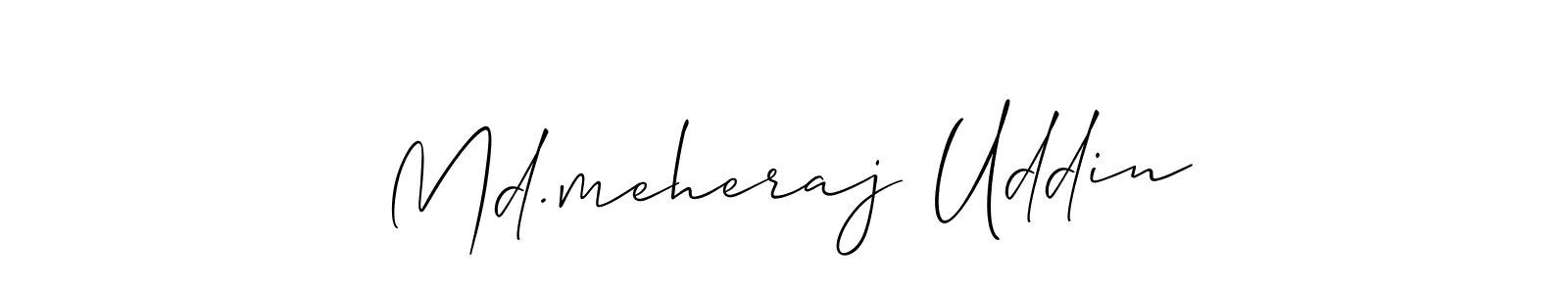 See photos of Md.meheraj Uddin official signature by Spectra . Check more albums & portfolios. Read reviews & check more about Allison_Script font. Md.meheraj Uddin signature style 2 images and pictures png