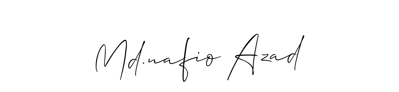 Also You can easily find your signature by using the search form. We will create Md.nafio Azad name handwritten signature images for you free of cost using Allison_Script sign style. Md.nafio Azad signature style 2 images and pictures png