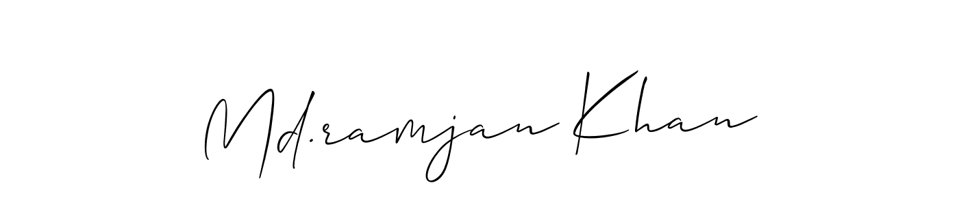 Check out images of Autograph of Md.ramjan Khan name. Actor Md.ramjan Khan Signature Style. Allison_Script is a professional sign style online. Md.ramjan Khan signature style 2 images and pictures png