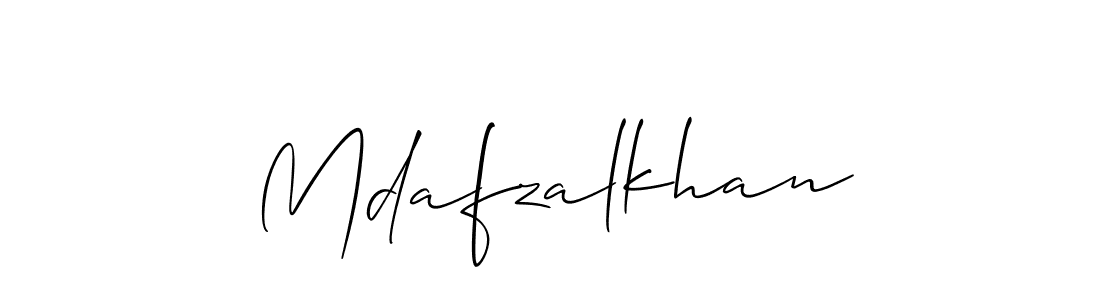 It looks lik you need a new signature style for name Mdafzalkhan. Design unique handwritten (Allison_Script) signature with our free signature maker in just a few clicks. Mdafzalkhan signature style 2 images and pictures png