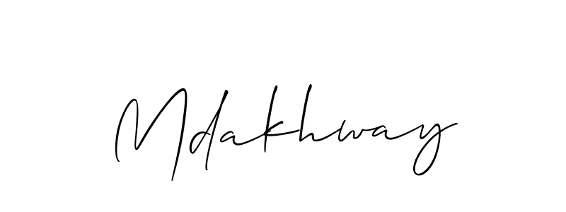 Once you've used our free online signature maker to create your best signature Allison_Script style, it's time to enjoy all of the benefits that Mdakhway name signing documents. Mdakhway signature style 2 images and pictures png