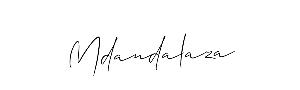 Also we have Mdandalaza name is the best signature style. Create professional handwritten signature collection using Allison_Script autograph style. Mdandalaza signature style 2 images and pictures png