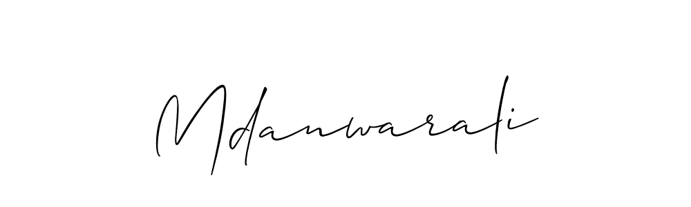 Also we have Mdanwarali name is the best signature style. Create professional handwritten signature collection using Allison_Script autograph style. Mdanwarali signature style 2 images and pictures png