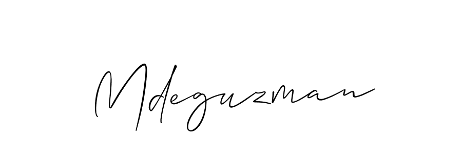 Mdeguzman stylish signature style. Best Handwritten Sign (Allison_Script) for my name. Handwritten Signature Collection Ideas for my name Mdeguzman. Mdeguzman signature style 2 images and pictures png