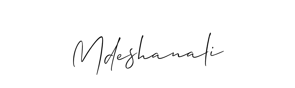 Similarly Allison_Script is the best handwritten signature design. Signature creator online .You can use it as an online autograph creator for name Mdeshanali. Mdeshanali signature style 2 images and pictures png