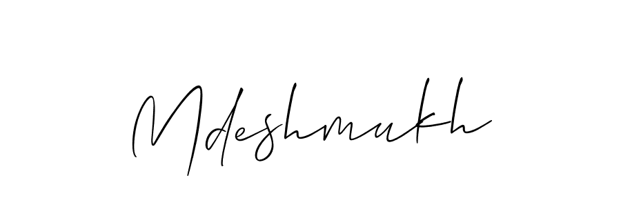 if you are searching for the best signature style for your name Mdeshmukh. so please give up your signature search. here we have designed multiple signature styles  using Allison_Script. Mdeshmukh signature style 2 images and pictures png