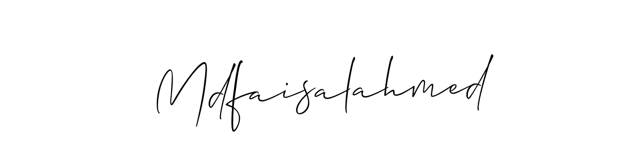 Make a short Mdfaisalahmed signature style. Manage your documents anywhere anytime using Allison_Script. Create and add eSignatures, submit forms, share and send files easily. Mdfaisalahmed signature style 2 images and pictures png