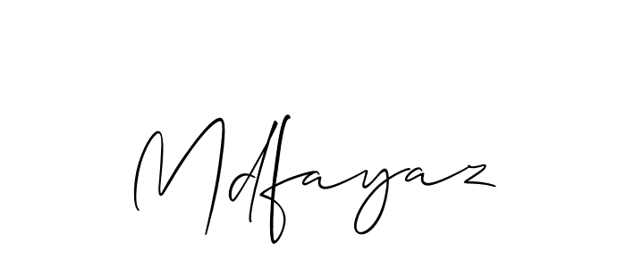 The best way (Allison_Script) to make a short signature is to pick only two or three words in your name. The name Mdfayaz include a total of six letters. For converting this name. Mdfayaz signature style 2 images and pictures png