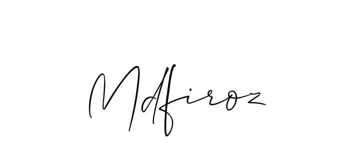 Once you've used our free online signature maker to create your best signature Allison_Script style, it's time to enjoy all of the benefits that Mdfiroz name signing documents. Mdfiroz signature style 2 images and pictures png