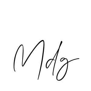 Use a signature maker to create a handwritten signature online. With this signature software, you can design (Allison_Script) your own signature for name Mdg. Mdg signature style 2 images and pictures png