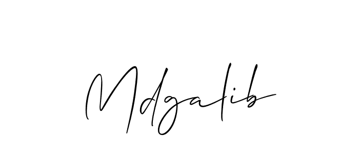 Also You can easily find your signature by using the search form. We will create Mdgalib name handwritten signature images for you free of cost using Allison_Script sign style. Mdgalib signature style 2 images and pictures png