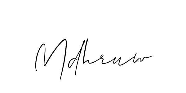 Also You can easily find your signature by using the search form. We will create Mdhruw name handwritten signature images for you free of cost using Allison_Script sign style. Mdhruw signature style 2 images and pictures png