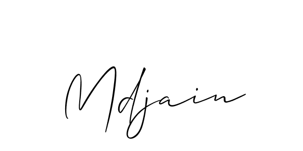 Similarly Allison_Script is the best handwritten signature design. Signature creator online .You can use it as an online autograph creator for name Mdjain. Mdjain signature style 2 images and pictures png
