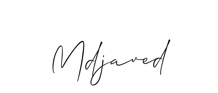 Mdjaved stylish signature style. Best Handwritten Sign (Allison_Script) for my name. Handwritten Signature Collection Ideas for my name Mdjaved. Mdjaved signature style 2 images and pictures png