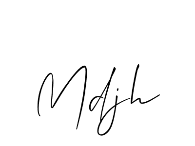 Once you've used our free online signature maker to create your best signature Allison_Script style, it's time to enjoy all of the benefits that Mdjh name signing documents. Mdjh signature style 2 images and pictures png
