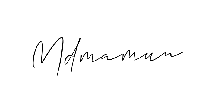 Also You can easily find your signature by using the search form. We will create Mdmamun name handwritten signature images for you free of cost using Allison_Script sign style. Mdmamun signature style 2 images and pictures png