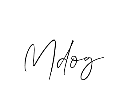 Mdog stylish signature style. Best Handwritten Sign (Allison_Script) for my name. Handwritten Signature Collection Ideas for my name Mdog. Mdog signature style 2 images and pictures png