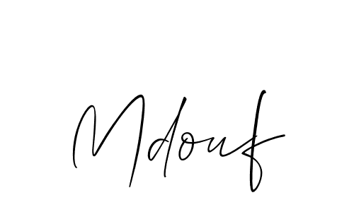 It looks lik you need a new signature style for name Mdouf. Design unique handwritten (Allison_Script) signature with our free signature maker in just a few clicks. Mdouf signature style 2 images and pictures png