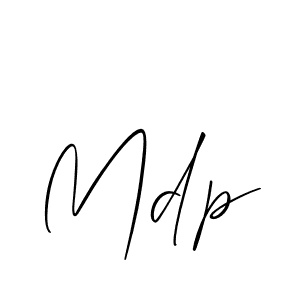 How to Draw Mdp signature style? Allison_Script is a latest design signature styles for name Mdp. Mdp signature style 2 images and pictures png