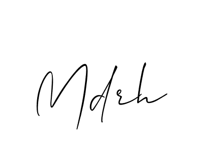 Best and Professional Signature Style for Mdrh. Allison_Script Best Signature Style Collection. Mdrh signature style 2 images and pictures png