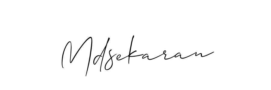 This is the best signature style for the Mdsekaran name. Also you like these signature font (Allison_Script). Mix name signature. Mdsekaran signature style 2 images and pictures png